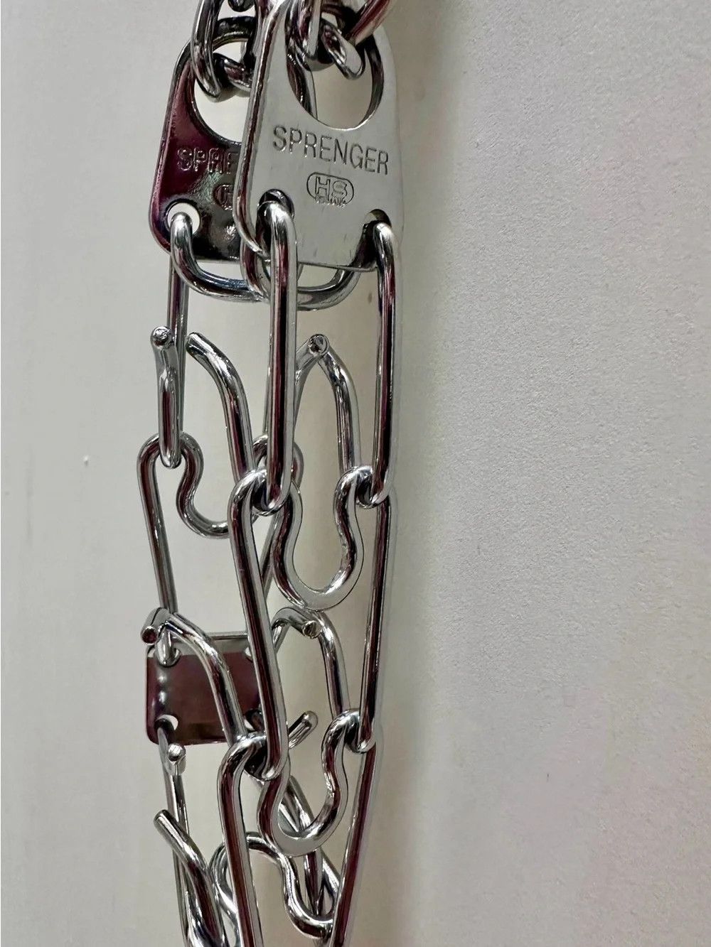 Herm Sprenger Ultra-Plus Training Dog Prong Collar with Latch-Small-2.25 mm